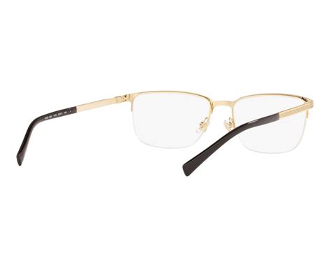 versace ve1263 eyeglasses 1002 gold|Versace Men's Eyeglasses VE1263 VE/1263 1002 Gold Half Rim .